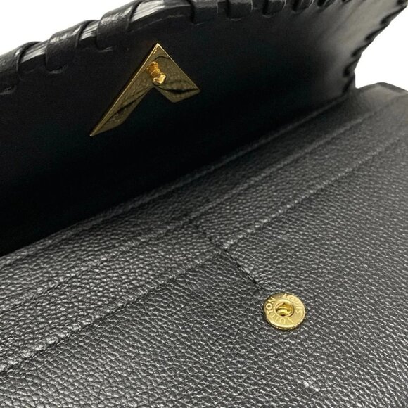 Auth LOUIS VUITTON Portefeuille Very M62059 Noir Very Line - MI4108 Long Wallet - Picture 11 of 13